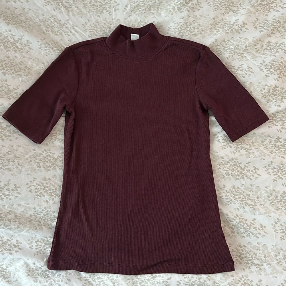 New Joie Burgundy Top